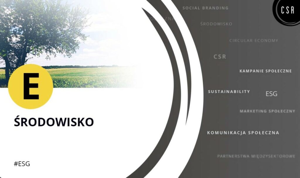 ESG, o tym jak czytać literę – E